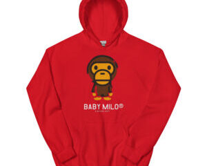 Baby Milo Bape Red Hoodie