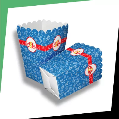 Digital printed amazing stylish design Customized Popcorn Boxes