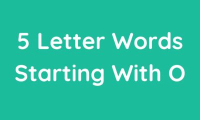 5 Letter Words That Start with 'O